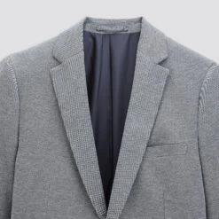 Veste Slim Maille Avec Coudières 15 Veste Slim Maille Avec Coudières -Jules 1001227 11247 V8