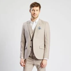 Veste De Costume Slim Unie