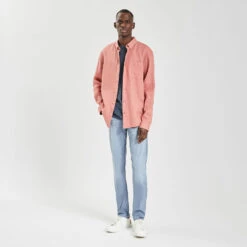 Tee Shirt Matière Fantaisie Poche Contrastée 12 Tee Shirt Matière Fantaisie Poche Contrastée -Jules 1001564 11845 V6