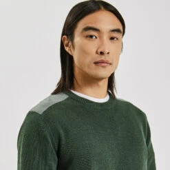 Pull Patch épaule Col Rond 11 Pull Patch épaule Col Rond -Jules 1001641 16346 V4