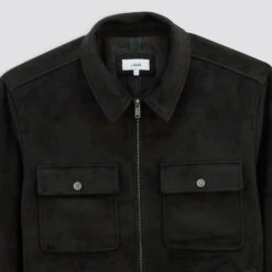 Blouson Aspect Velours Col Chemise -Jules 1001782 18000 V8