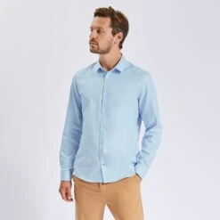 Chemise Extra-slim Repassage Facile Unie Coton