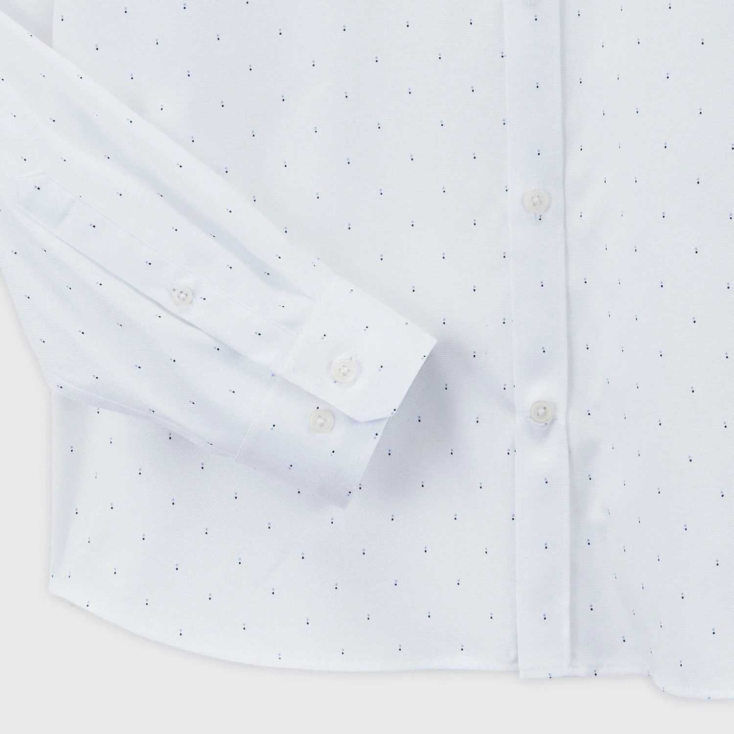 Chemise Slim Sans Repassage Imprimé Micro Géo Coto 9 Chemise Slim Sans Repassage Imprimé Micro Géo Coto – Image 9