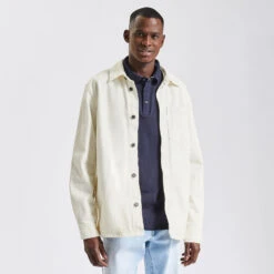 Surchemise Regular Unie Coton Recyclé