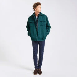 Surchemise Regular Unie Laine Polyester Recyclé 13 Surchemise Regular Unie Laine Polyester Recyclé -Jules 1001874 16024 V6