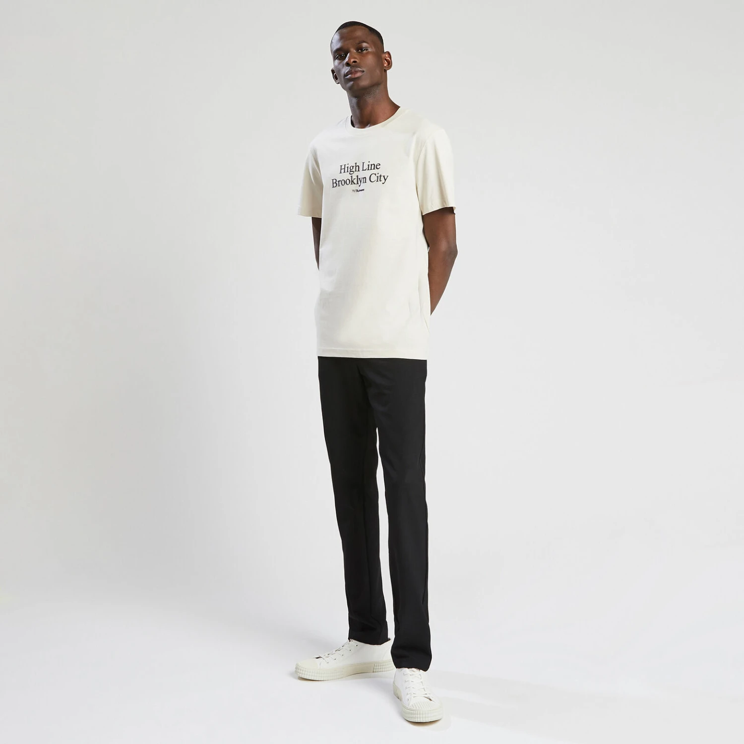 Pantalon Slim Chino Taille élastiquée 2 Pantalon Slim Chino Taille élastiquée – Image 2