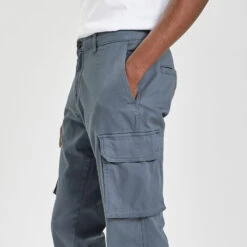 Chino Forme Cargo Bas Et Taille élastiqués 12 Chino Forme Cargo Bas Et Taille élastiqués -Jules 1001942 11845 V4