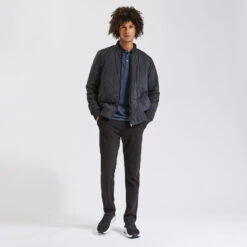 Polo Manches Longues Jacquard Col Fantaisie -Jules 1001960 11846 V6