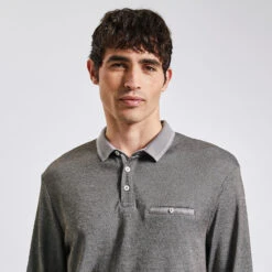 Polo Manches Longues Bi-couleur 12 Polo Manches Longues Bi-couleur -Jules 1001962 18424 V4