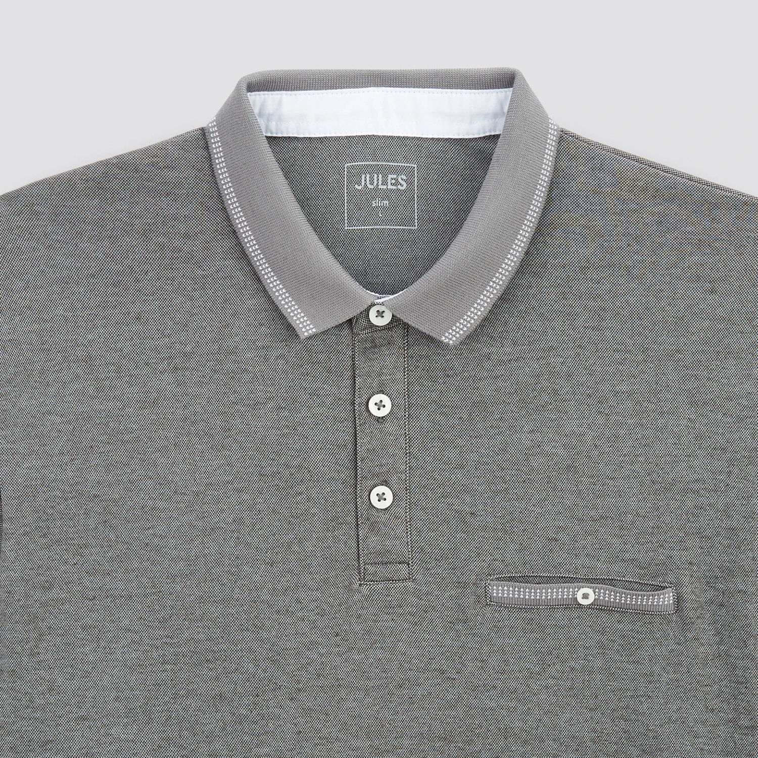 Polo Manches Longues Bi-couleur 8 Polo Manches Longues Bi-couleur – Image 8