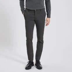 Pantalon Chino Jogger Effet Rayure
