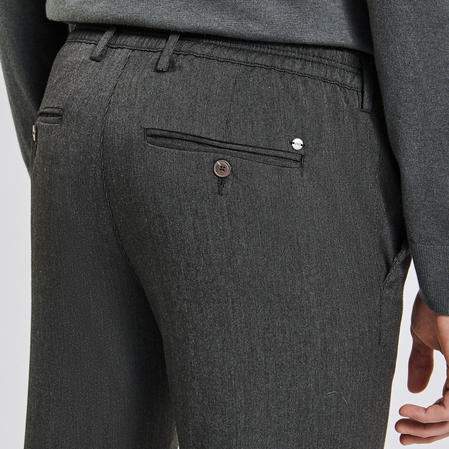 Pantalon Chino Jogger Effet Rayure 3 Pantalon Chino Jogger Effet Rayure – Image 3