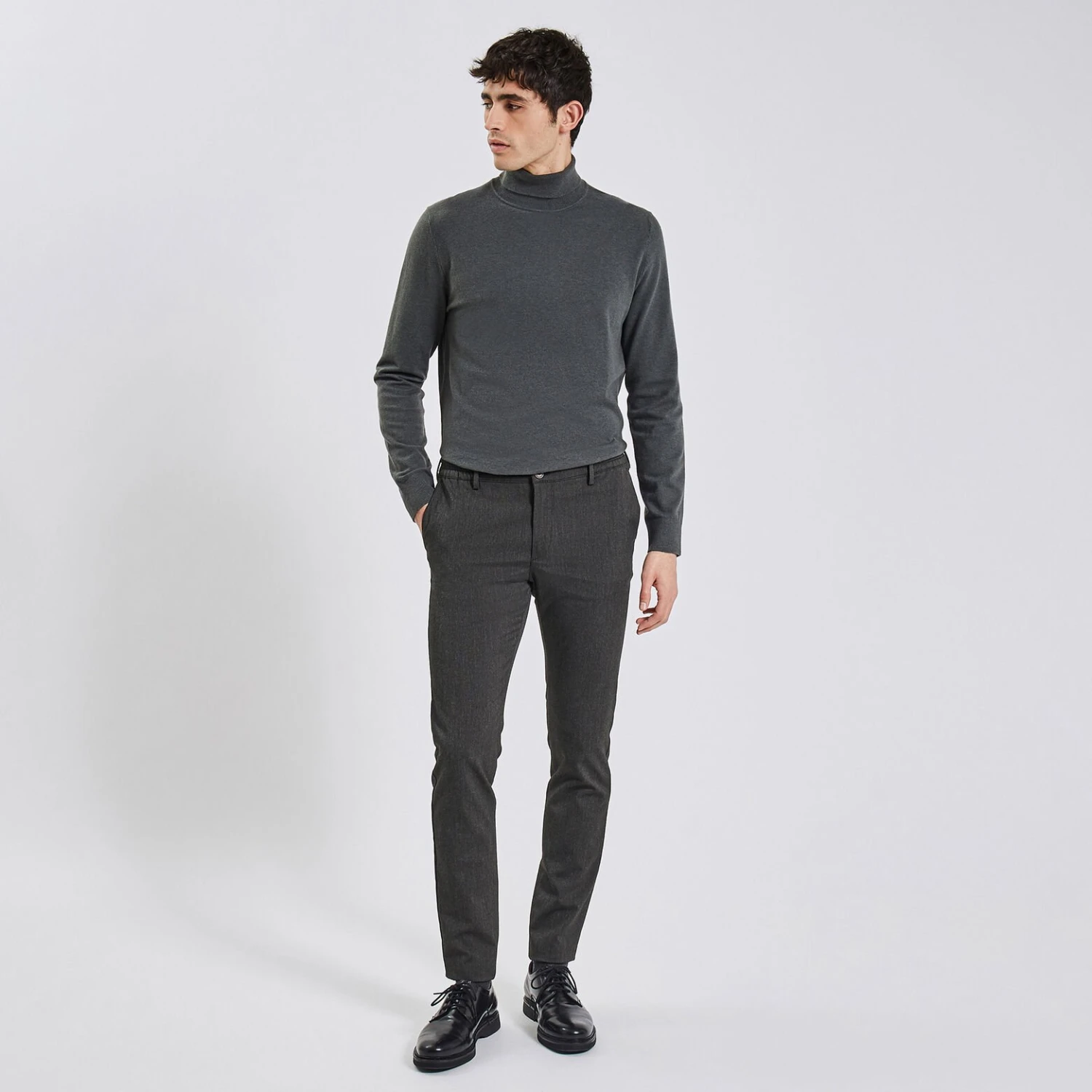 Pantalon Chino Jogger Effet Rayure 2 Pantalon Chino Jogger Effet Rayure – Image 2