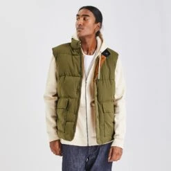 Doudoune Sans Manche Col Montant