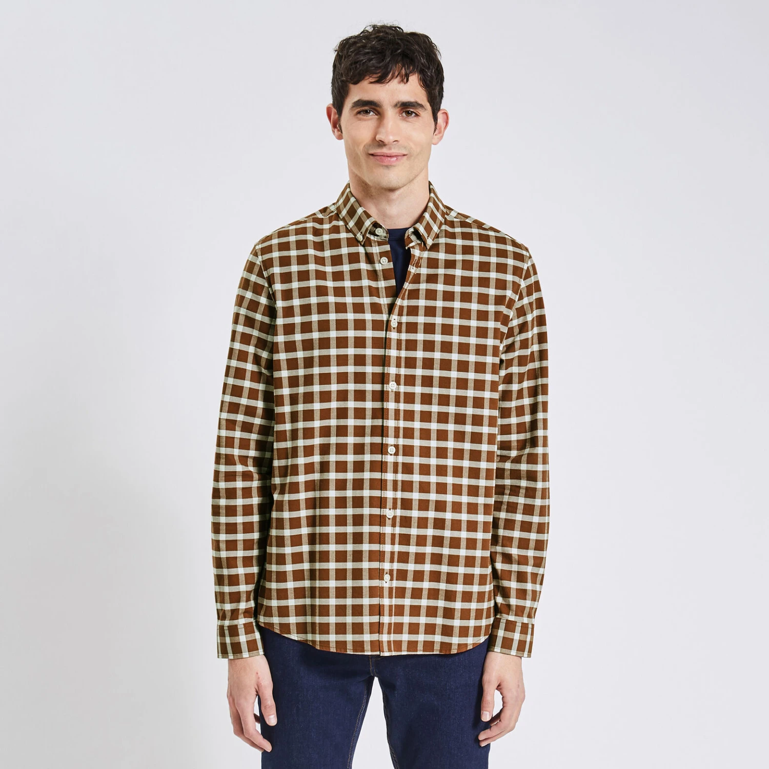 Chemise Slim Carreaux Coton 5 Chemise Slim Carreaux Coton – Image 5
