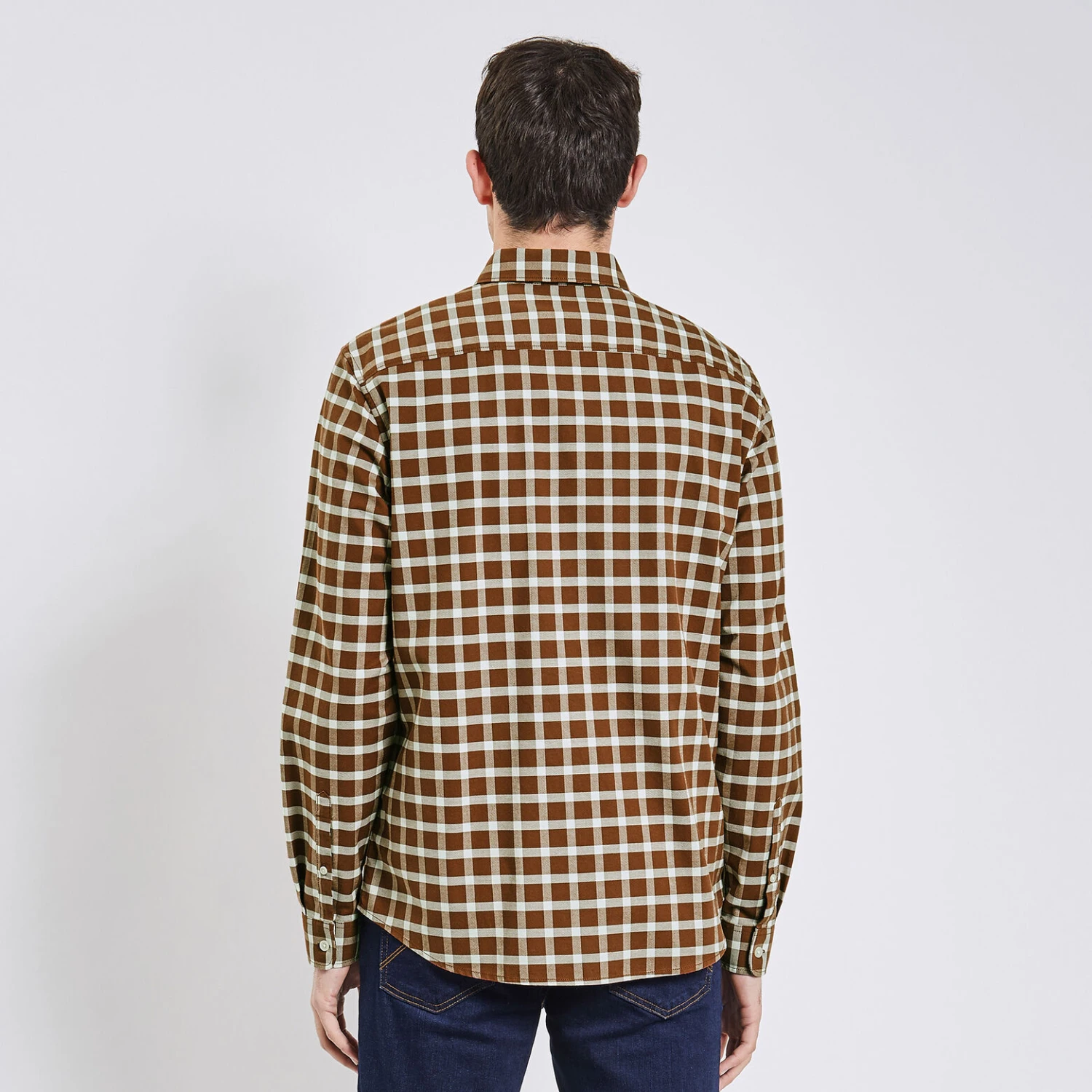 Chemise Slim Carreaux Coton 6 Chemise Slim Carreaux Coton – Image 6