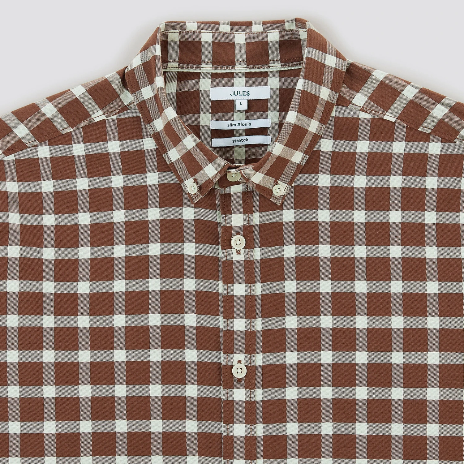 Chemise Slim Carreaux Coton 8 Chemise Slim Carreaux Coton – Image 8