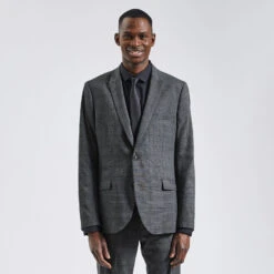 Veste De Costume Slim Prince De Galles 14 Veste De Costume Slim Prince De Galles -Jules 1002231 10503 V2