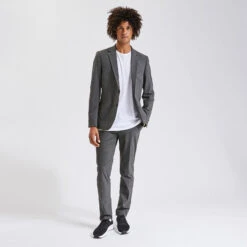 Veste De Costume Slim Flanelle -Jules 1002233 18426 V6