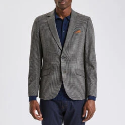 Veste Slim Motif Pied De Puce -Jules 1002237 19900 V2