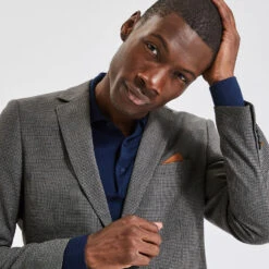 Veste Slim Motif Pied De Puce -Jules 1002237 19900 V4