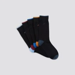 Lot De 5 Paires De Chaussettes Talons Pointes Cont