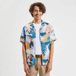 Chemisette Hawaïenne Regular Viscose Ecovero