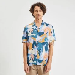 Chemisette Hawaïenne Regular Viscose Ecovero -Jules 1002394 19100 V2