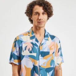 Chemisette Hawaïenne Regular Viscose Ecovero -Jules 1002394 19100 V4