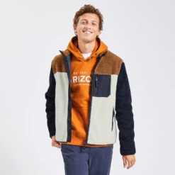 Blouson En Mouton Synthétique Col Montant