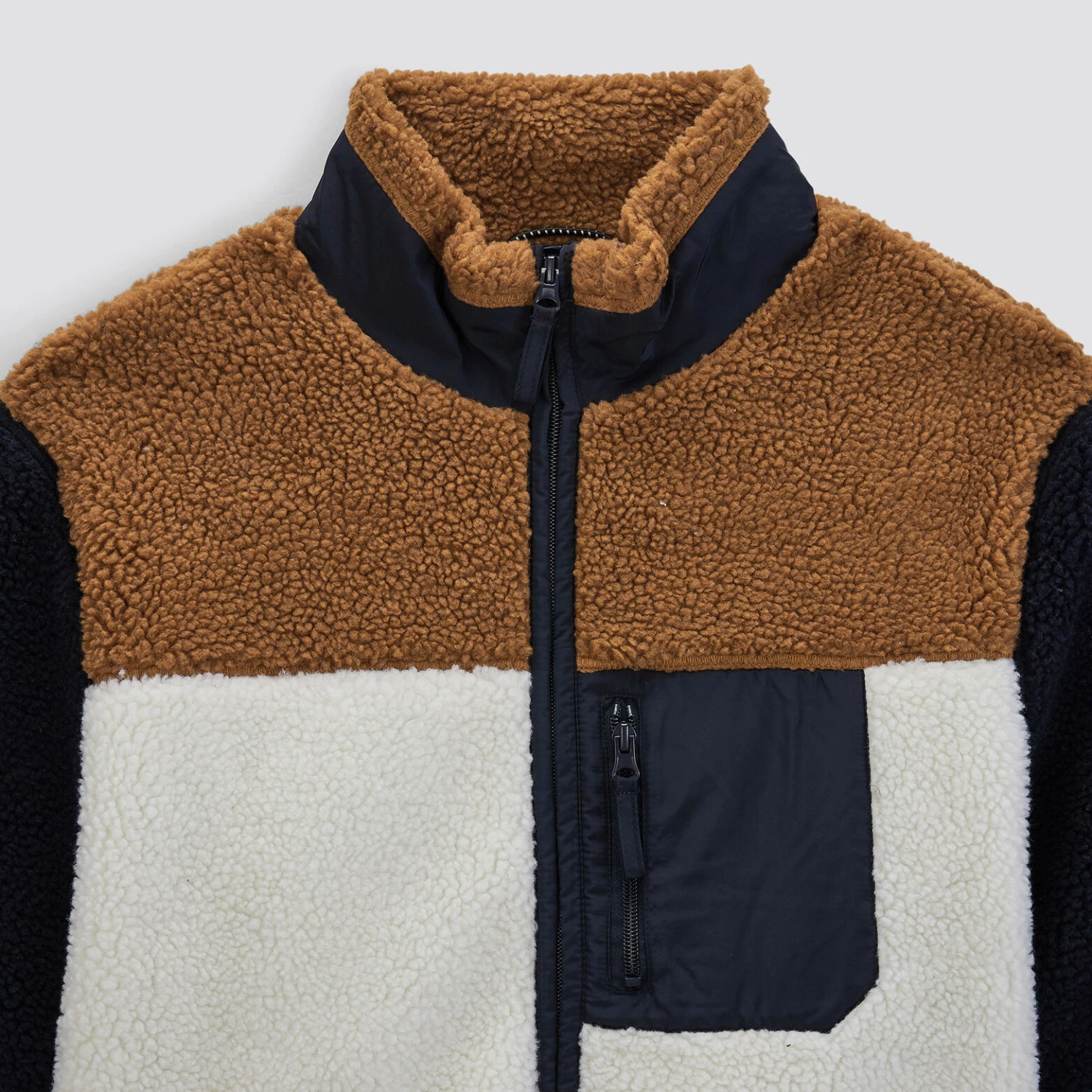 Blouson En Mouton Synthétique Col Montant 8 Blouson En Mouton Synthétique Col Montant – Image 8