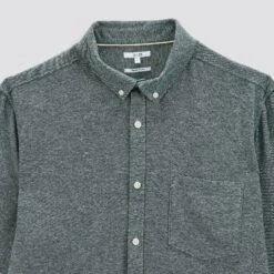 Chemise Regular Unie Flanelle Coton Recyclé -Jules 1002417 16644 V8