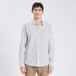 Chemise Regular Imprimé Géométrique Repassage Faci -Jules 1002461 10000 V2