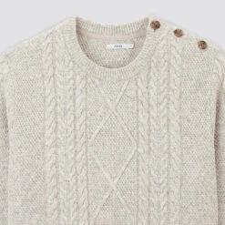 Pull Torsadé à Col Rond 16 Pull Torsadé à Col Rond -Jules 1002516 10503 V8