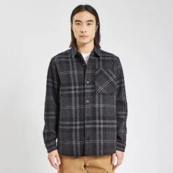 Surchemise Regular Carreaux Laine Polyester Recycl 14 Surchemise Regular Carreaux Laine Polyester Recycl -Jules 1002609 11214 V2