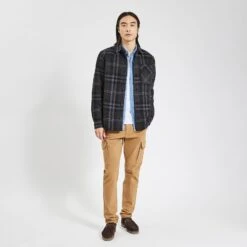 Surchemise Regular Carreaux Laine Polyester Recycl 13 Surchemise Regular Carreaux Laine Polyester Recycl -Jules 1002609 11214 V6
