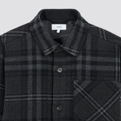 Surchemise Regular Carreaux Laine Polyester Recycl 17 Surchemise Regular Carreaux Laine Polyester Recycl -Jules 1002609 11214 V8