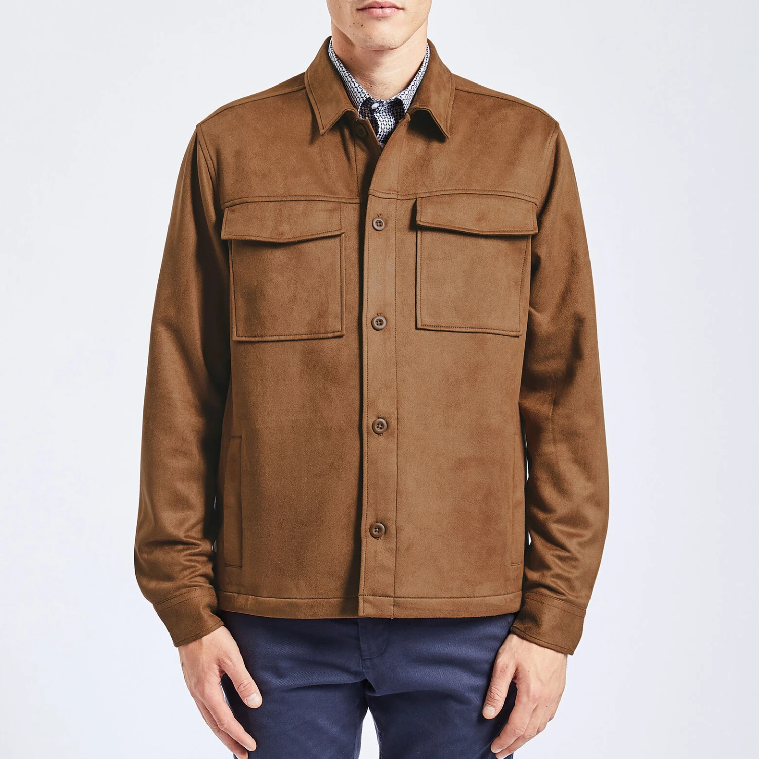 Surchemise Unie Suede 4 Surchemise Unie Suede – Image 4