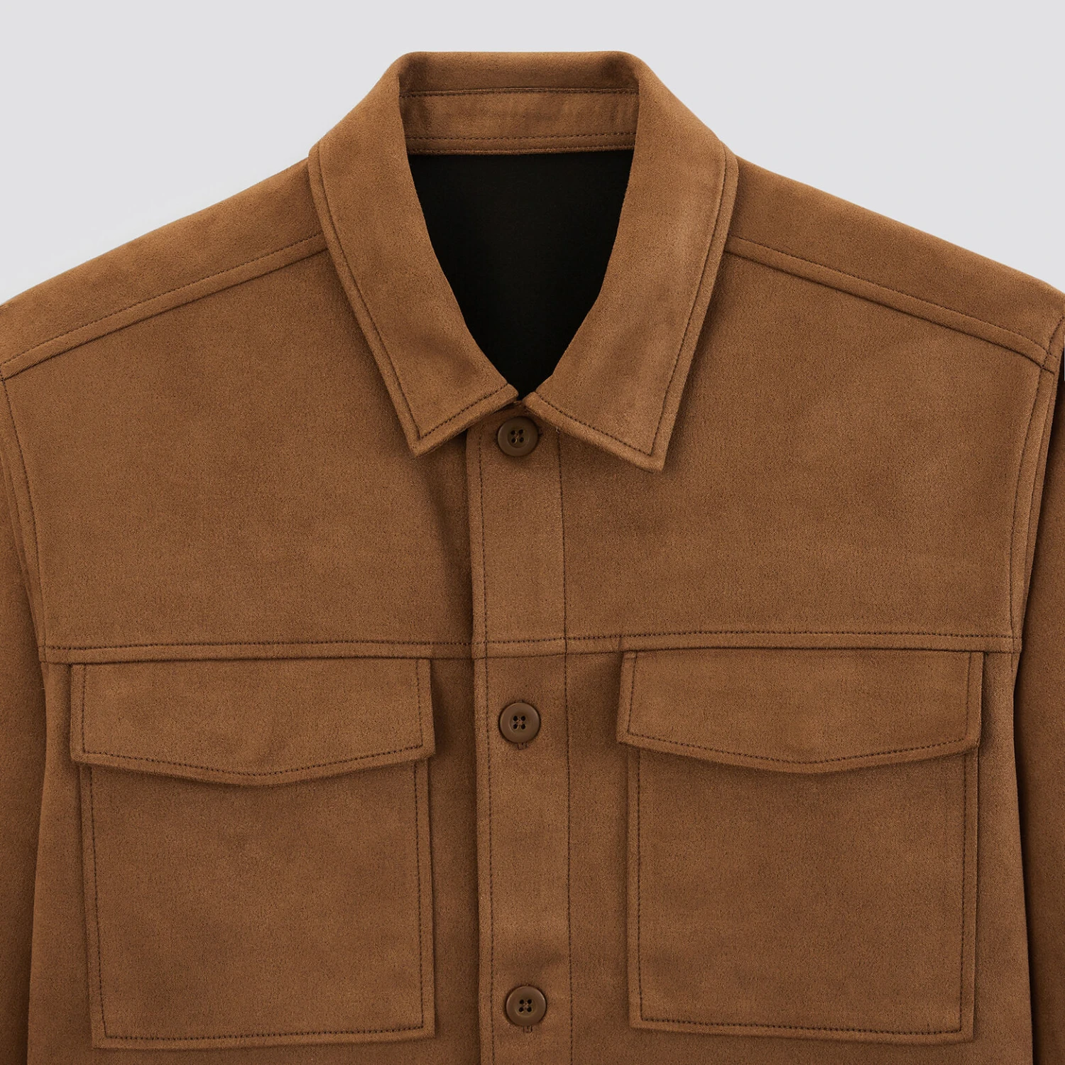 Surchemise Unie Suede 7 Surchemise Unie Suede – Image 7