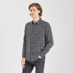 Chemise Slim Imprimé Fantaisie Coton