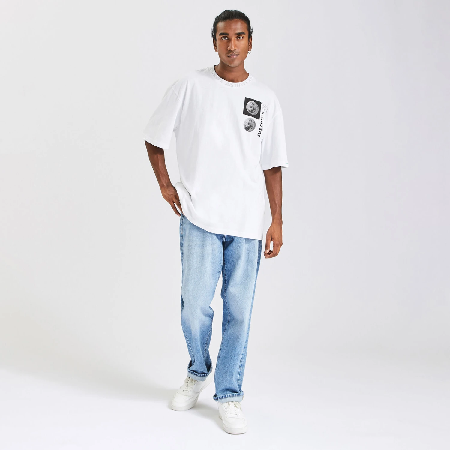 Tee Shirt Just Hype Manche Courte Col Rond Imprimé 2 Tee Shirt Just Hype Manche Courte Col Rond Imprimé – Image 2