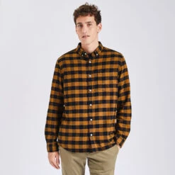 Chemise Regular Carreaux Vichy Coton Recyclé Flane