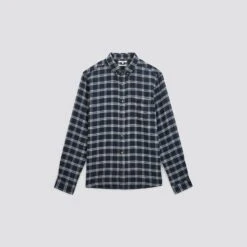 Chemise Regular Carreaux Coton Recyclé Flanelle