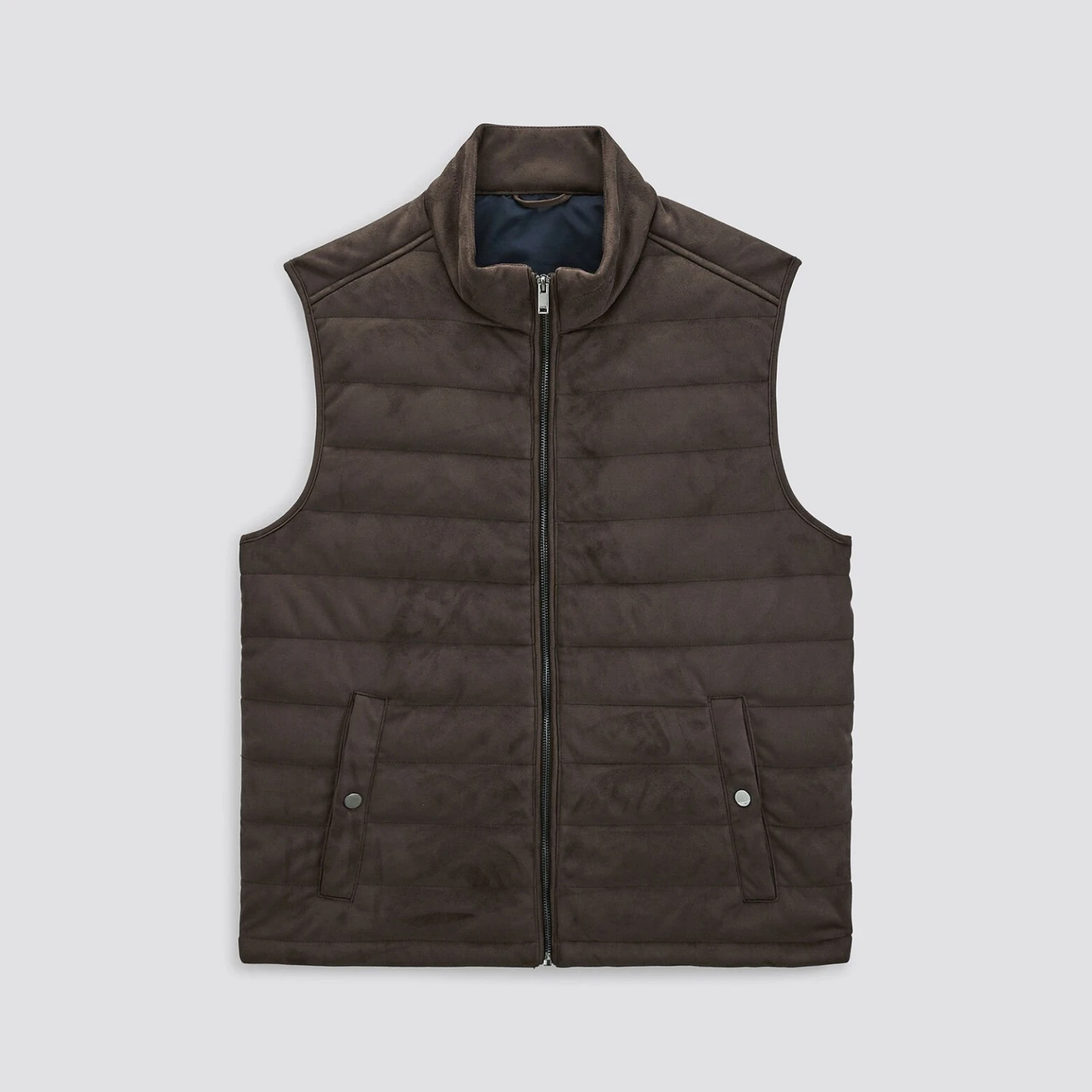 Doudoune Sans Manche Aspect Velours 6 Doudoune Sans Manche Aspect Velours – Image 6