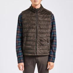 Doudoune Sans Manche Aspect Velours 12 Doudoune Sans Manche Aspect Velours -Jules 1002694 17031 V2