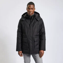 Parka Déperlante Duvet Et Capuche