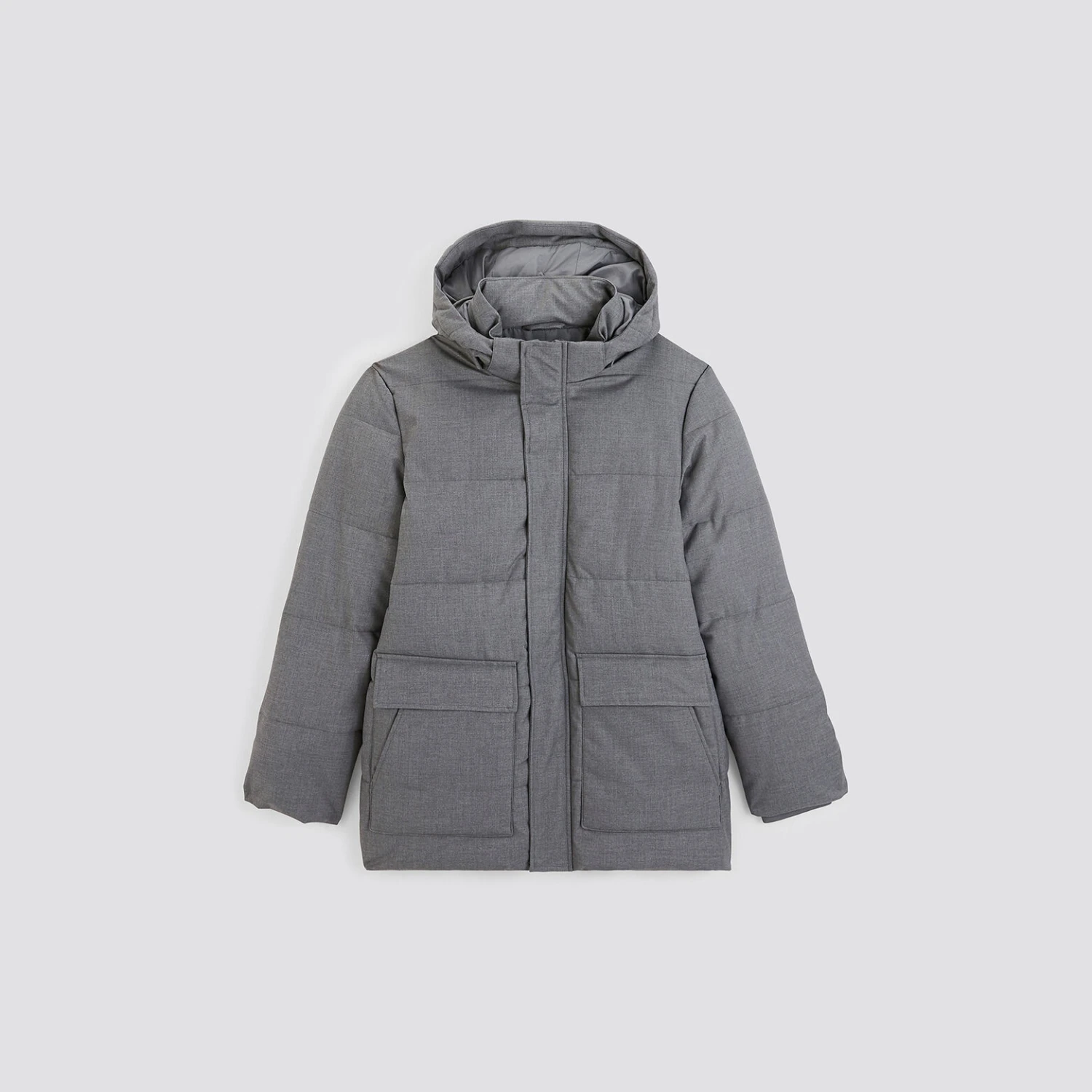 Doudoune Tissage Flanelle Et Col Montant 7 Doudoune Tissage Flanelle Et Col Montant – Image 7