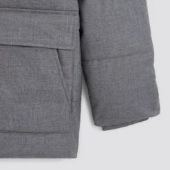 Doudoune Tissage Flanelle Et Col Montant 18 Doudoune Tissage Flanelle Et Col Montant -Jules 1002696 18424 V9