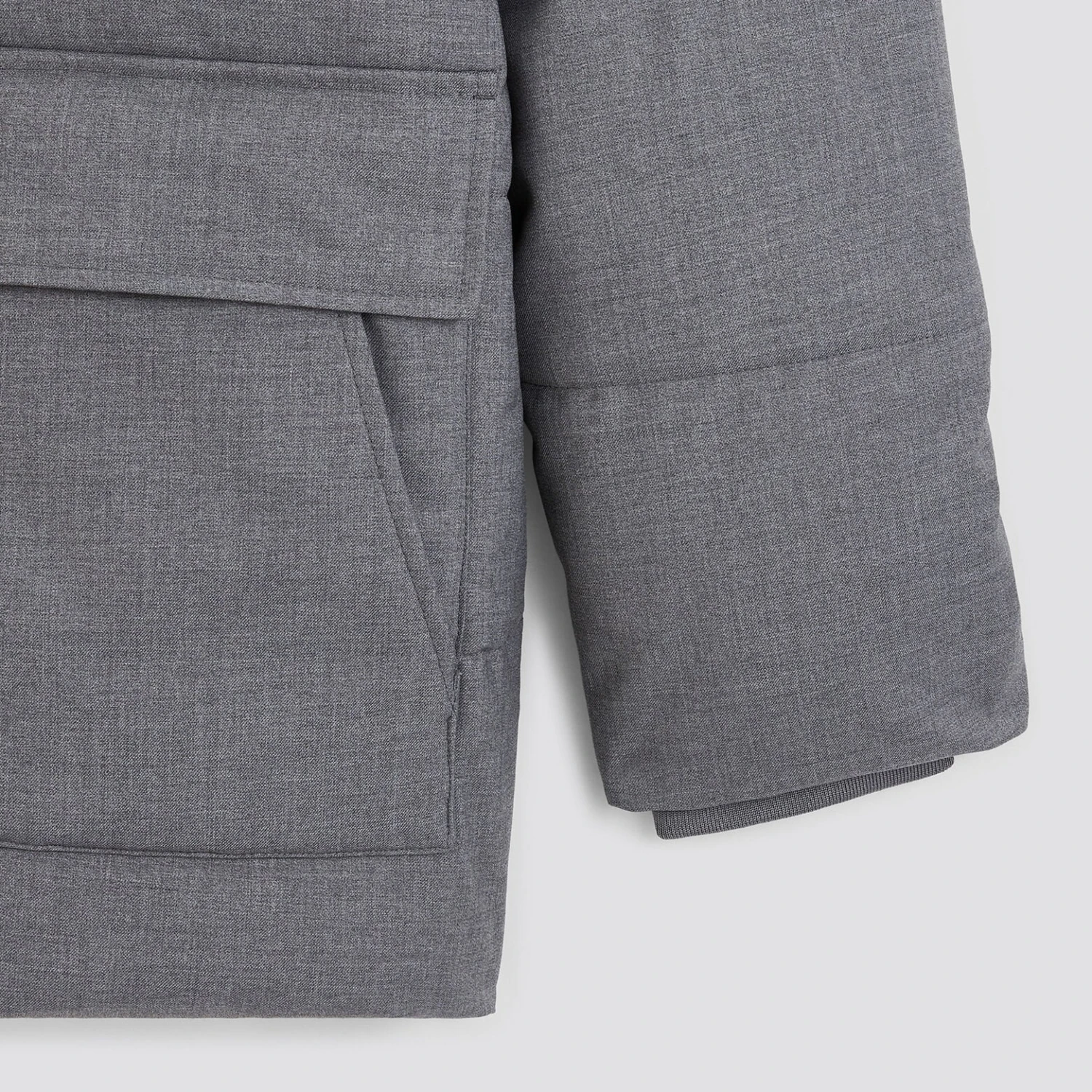 Doudoune Tissage Flanelle Et Col Montant 9 Doudoune Tissage Flanelle Et Col Montant – Image 9