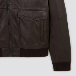 Blouson En Cuir Col Moutonné Amovible -Jules 1002707 17505 V9